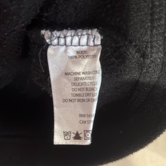 CALVIN Klein performance black 1x fleece zip up jacket - Picture 8 of 9